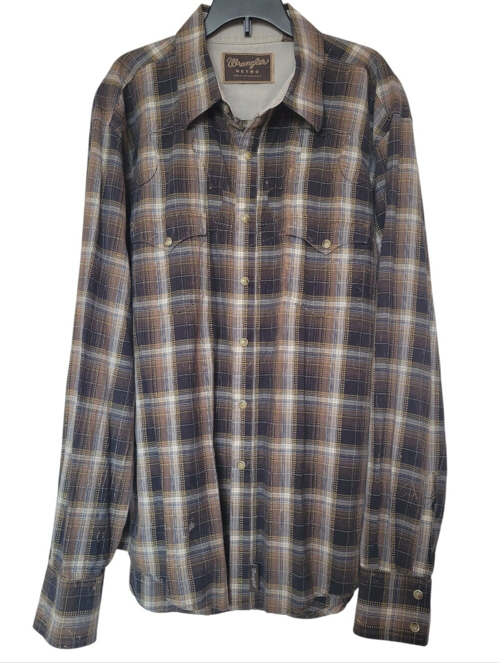 Wrangler Retro Plaid Button-down Shirt